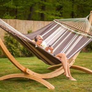 Amazonas Palacio Café hangmat met spreidstok